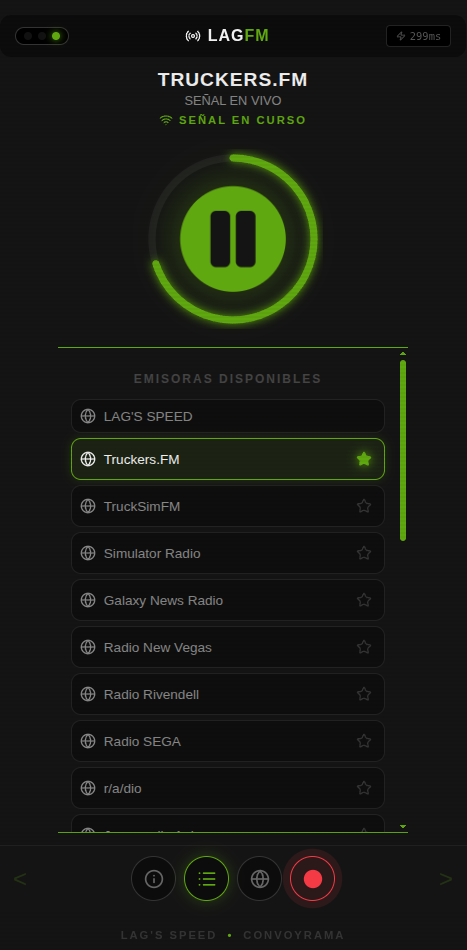 LAG FM App Screenshot